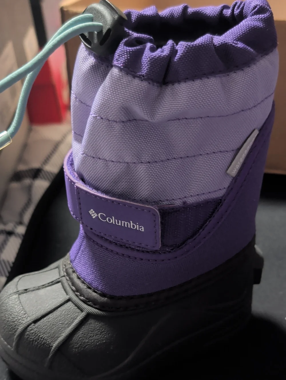 Columbia Toddler Purple Snow Boots - Durable Winter Boots, Size 6